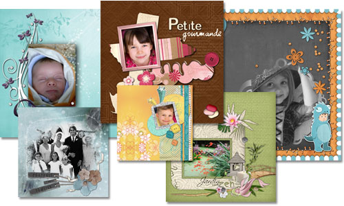 pages de scrapbooking