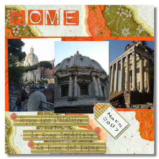 Composition de scrapbooking